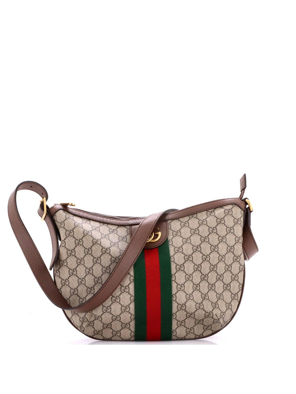 Gucci Ophidia Half Moon Hobo Gg Coated #373086G12B